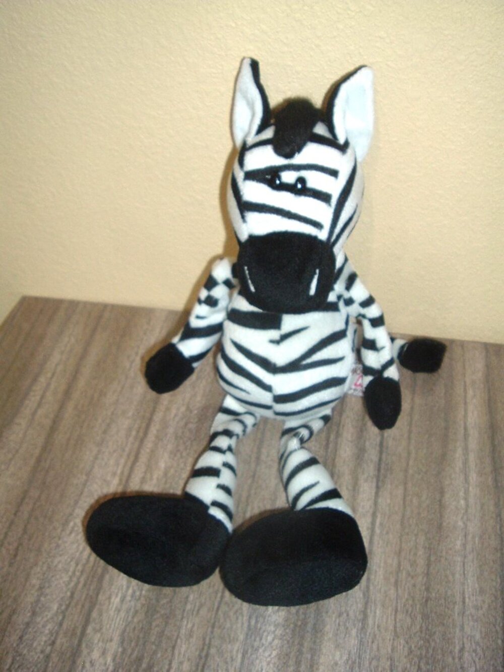 Zebra Plush Nici by Enesco Wild 14" Stuffed Animal Germany Weighted Vtg